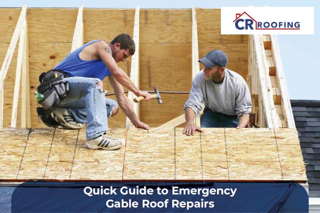 emergency gable roof repair