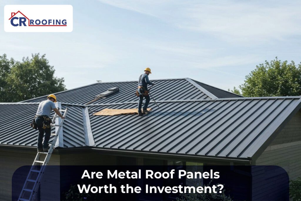 Metal roof panels