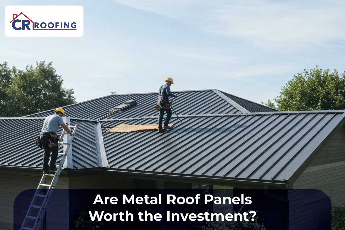 Metal roof panels