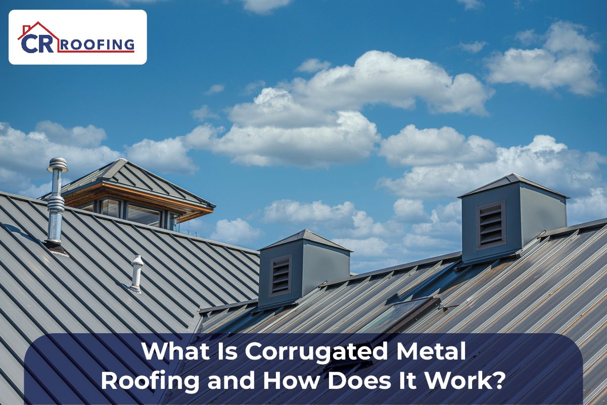 Corrugated metal roofing